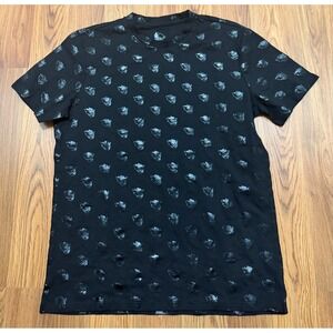 Ninja T Shirt Mens Extra Large Logo Graphic All Over Print Black